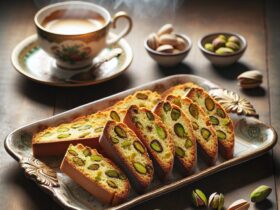 biscotti senza glutine alla vaniglia e pistacchio per snack pomeridiani lussuosi