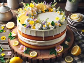 torta senza glutine alla crema di limone per dolci primaverili