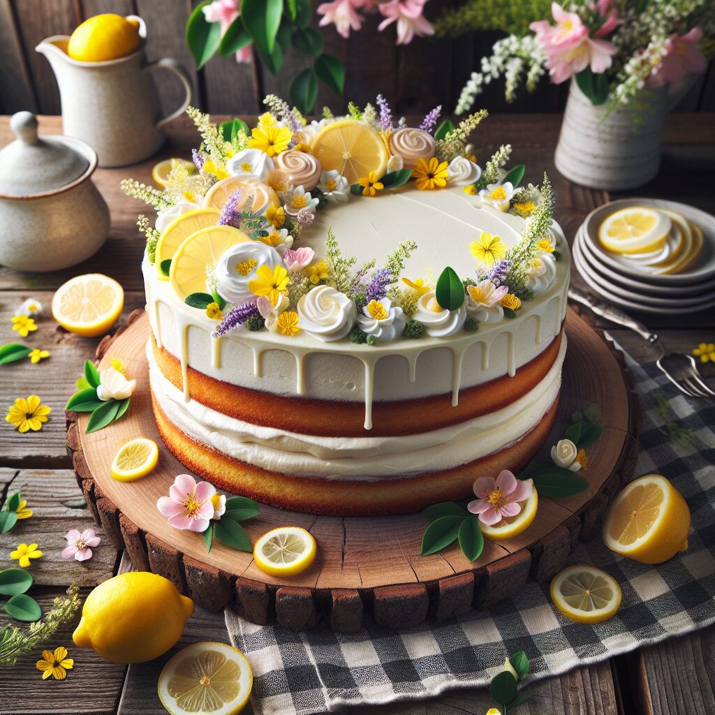 torta senza glutine alla crema di limone per dolci primaverili