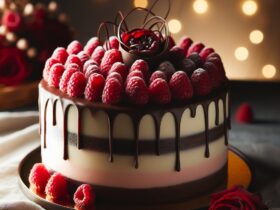 torta senza glutine ai lamponi e cioccolato fondente per un dessert romantico e goloso