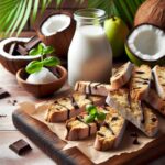 biscotti senza glutine alla farina di cocco e cioccolato per uno snack tropicale e goloso