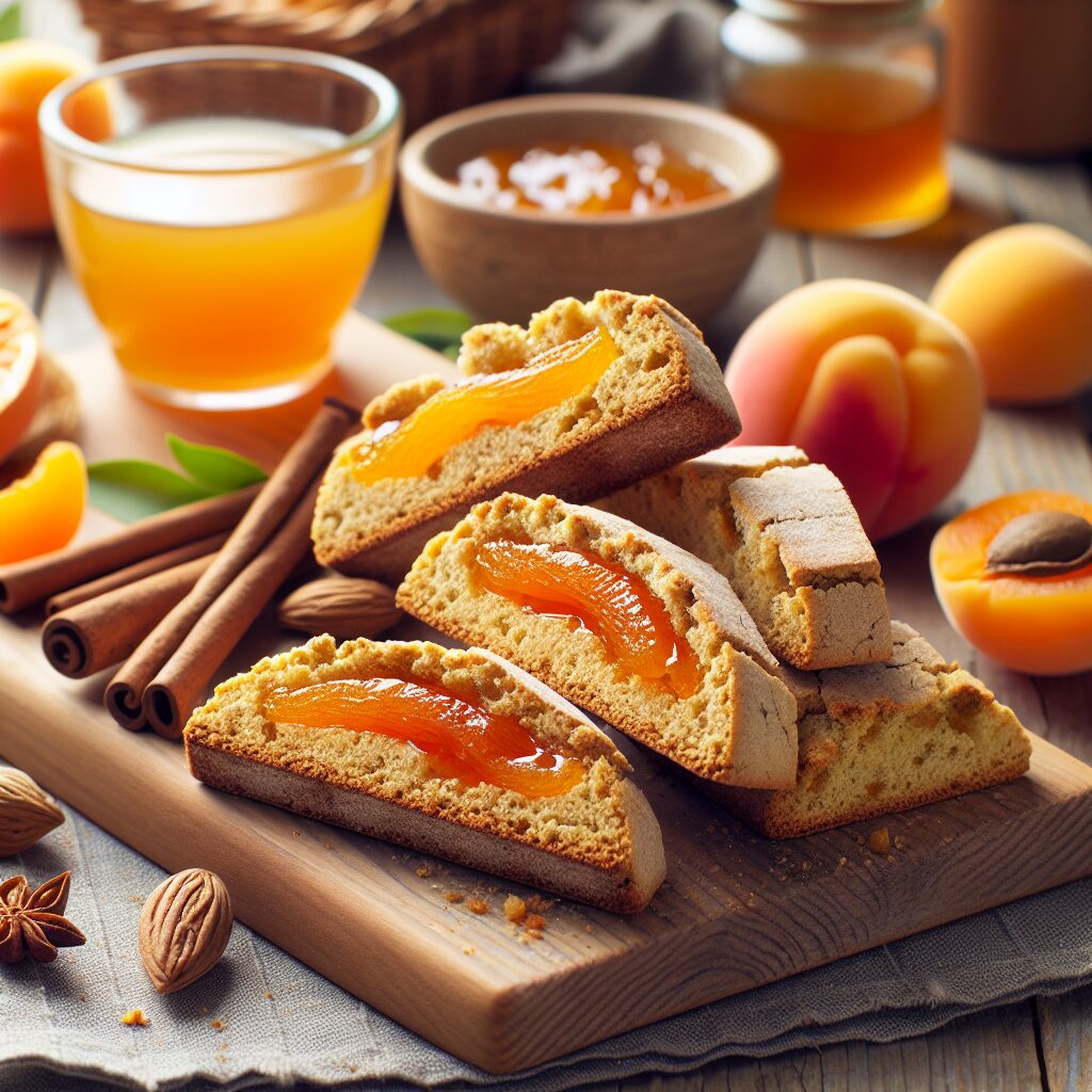 biscotti senza glutine alla farina di teff e marmellata di albicocche per uno snack salutare e dolce