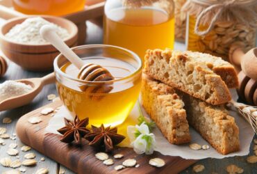 biscotti senza glutine alla farina di avena e miele per merende nutrienti