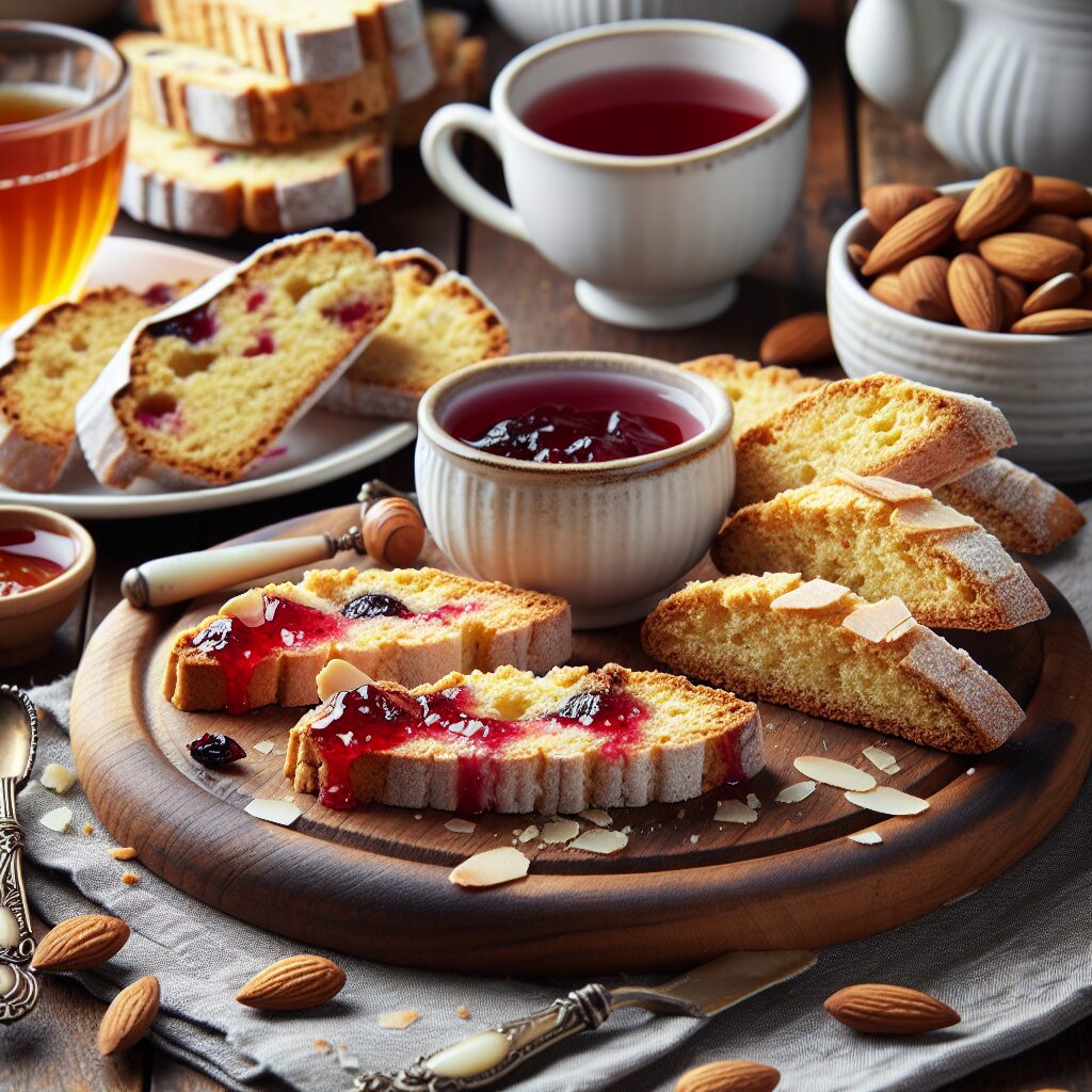 biscotti senza glutine alla farina di mandorle e marmellata per tea time dolce