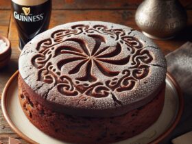 torta senza glutine al cioccolato e guinness per dessert irlandesi