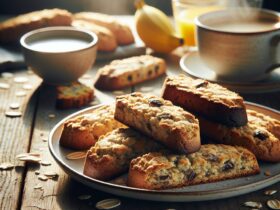 biscotti senza glutine alla farina di avena e banana per colazioni sane