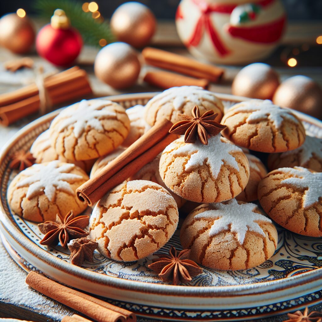 biscotti senza glutine alla cannella e zenzero per dolci natalizi