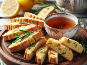 biscotti senza glutine al limone e rosmarino per merende aromatiche