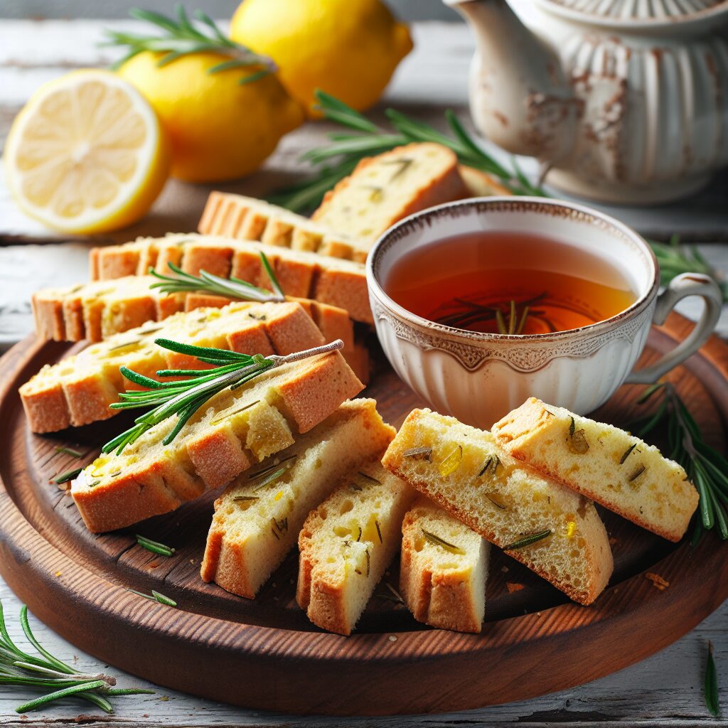 biscotti senza glutine al limone e rosmarino per merende aromatiche