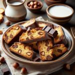 biscotti senza glutine al burro di nocciola e cioccolato per merende indulgenti