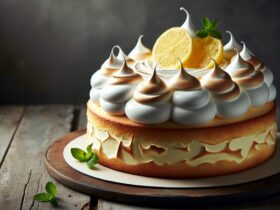 torta senza glutine alla crema di limone e meringa per un dolce classico e sofisticato