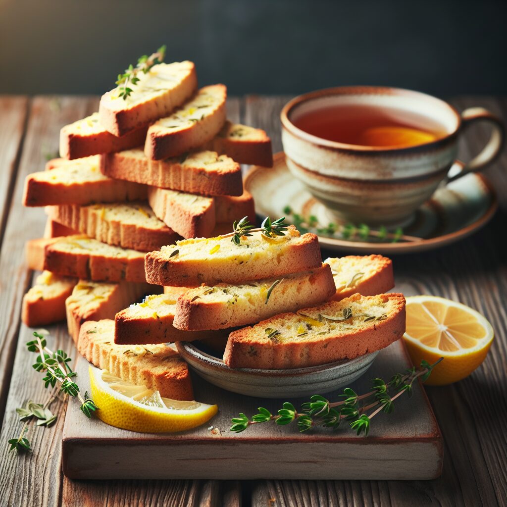 biscotti senza glutine al limone e timo per merende aromatiche