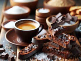 biscotti senza glutine al cioccolato e sale marino per snack equilibrati