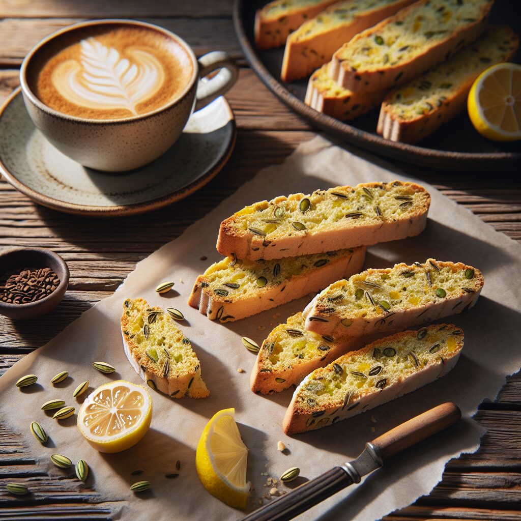 biscotti senza glutine al limone e semi di finocchio per snack leggeri