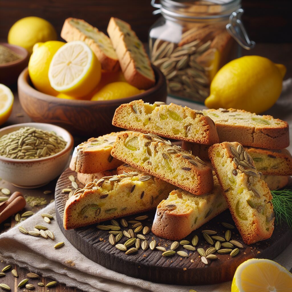 biscotti senza glutine al limone e semi di finocchio per una merenda aromatica