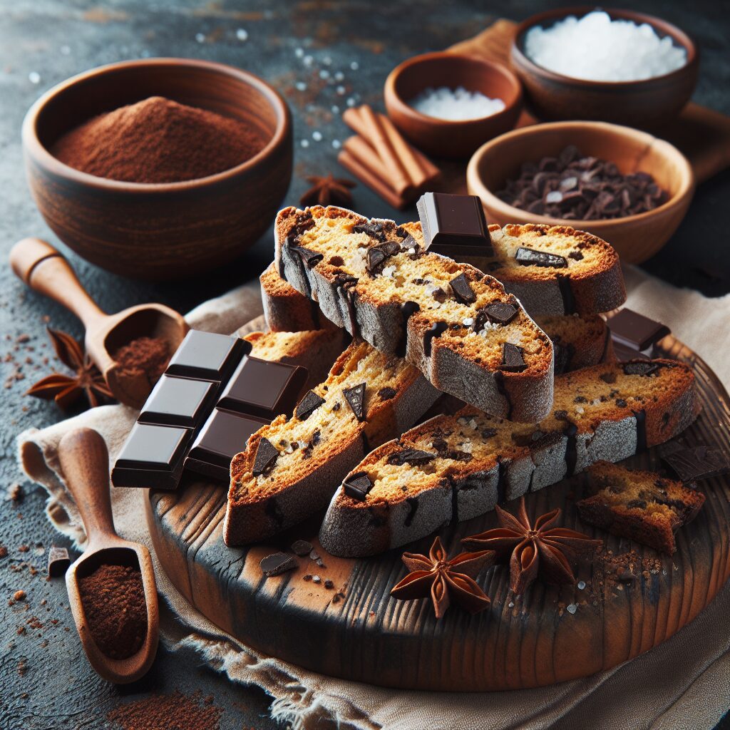 biscotti senza glutine al cioccolato fondente e sale marino per snack equilibrati