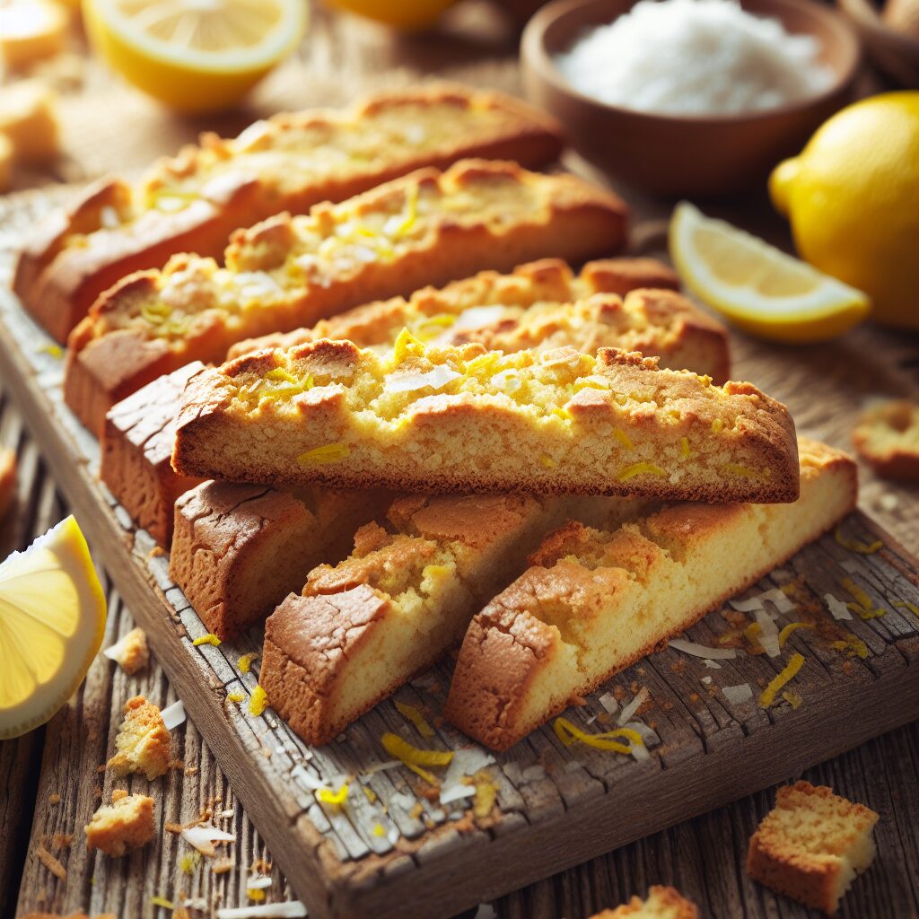 biscotti senza glutine alla farina di cocco e limone per snack estivi