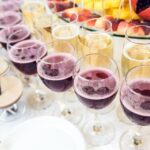 Il vino per un buffet